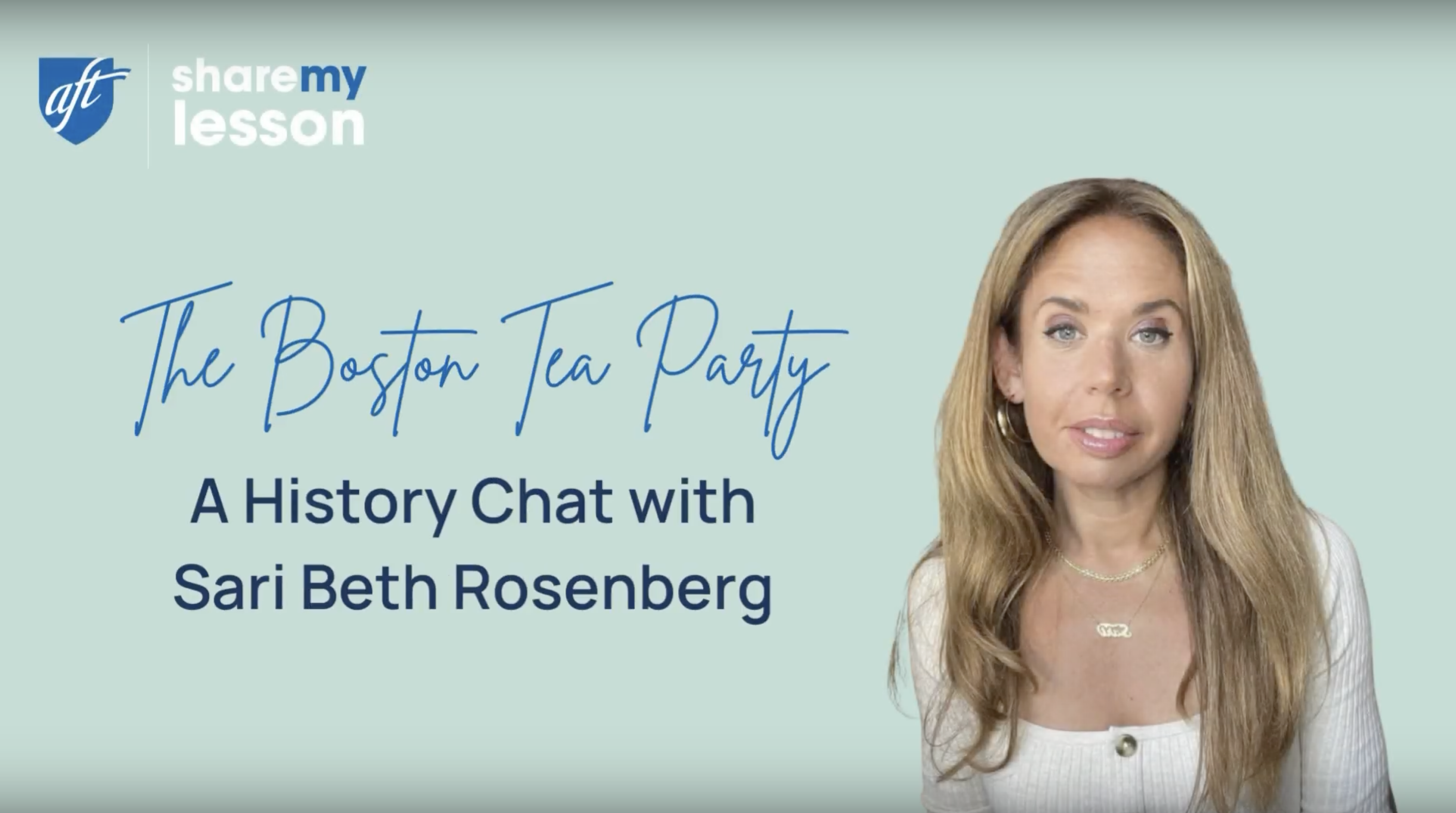 Sarah Bradlee Fulton "Mother of the Boston Tea Party": A History Chat with Sari Beth Rosenberg